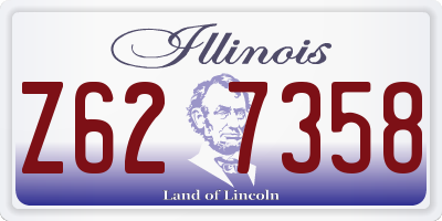 IL license plate Z627358