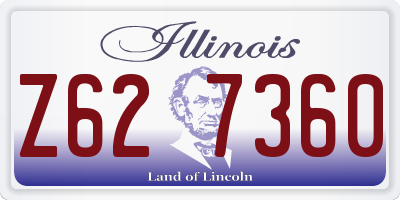 IL license plate Z627360