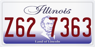 IL license plate Z627363