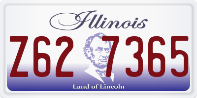 IL license plate Z627365
