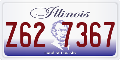 IL license plate Z627367