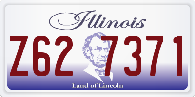 IL license plate Z627371