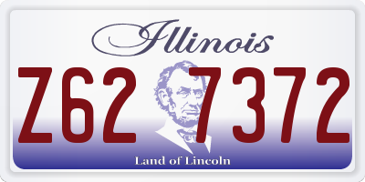 IL license plate Z627372