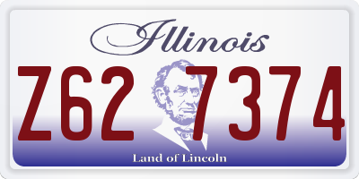 IL license plate Z627374