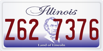 IL license plate Z627376