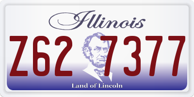 IL license plate Z627377