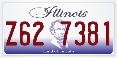 IL license plate Z627381