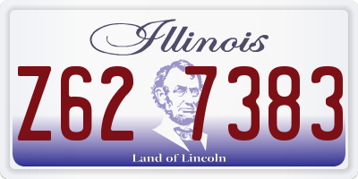 IL license plate Z627383