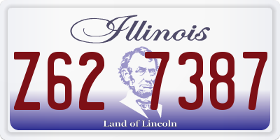 IL license plate Z627387