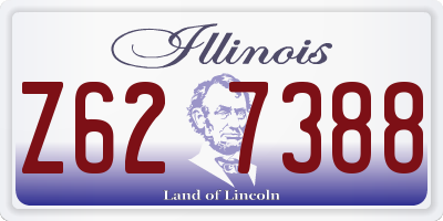 IL license plate Z627388