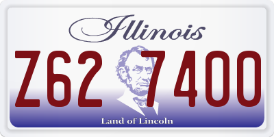 IL license plate Z627400
