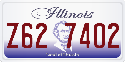 IL license plate Z627402