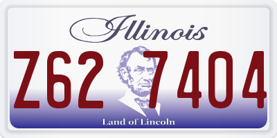 IL license plate Z627404
