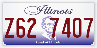 IL license plate Z627407
