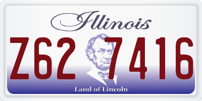 IL license plate Z627416