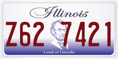 IL license plate Z627421