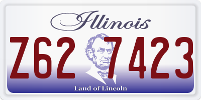 IL license plate Z627423