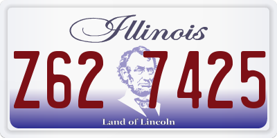 IL license plate Z627425