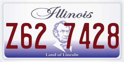 IL license plate Z627428