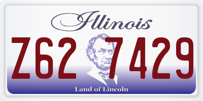 IL license plate Z627429