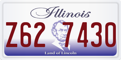 IL license plate Z627430