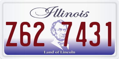 IL license plate Z627431