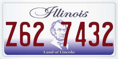 IL license plate Z627432
