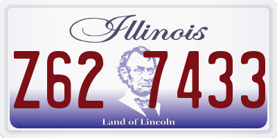 IL license plate Z627433