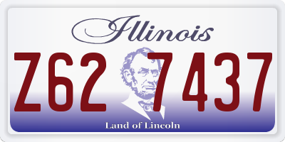 IL license plate Z627437