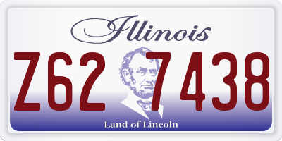 IL license plate Z627438