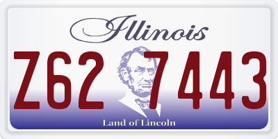 IL license plate Z627443