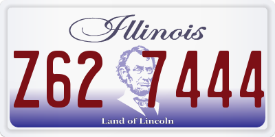 IL license plate Z627444