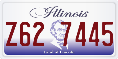 IL license plate Z627445