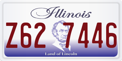 IL license plate Z627446
