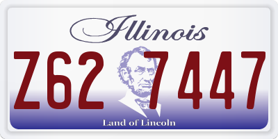 IL license plate Z627447