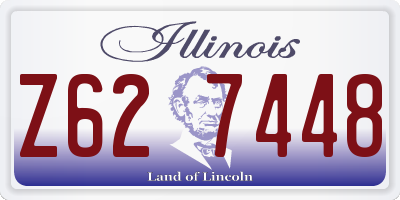IL license plate Z627448