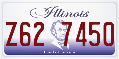 IL license plate Z627450