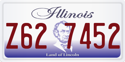 IL license plate Z627452