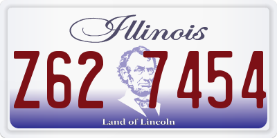 IL license plate Z627454