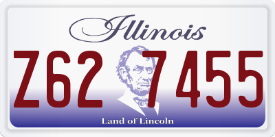IL license plate Z627455