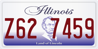IL license plate Z627459