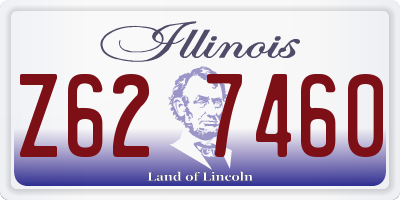 IL license plate Z627460