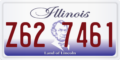 IL license plate Z627461