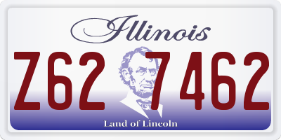 IL license plate Z627462