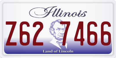 IL license plate Z627466