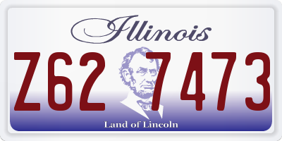 IL license plate Z627473