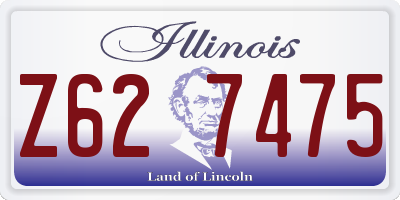 IL license plate Z627475