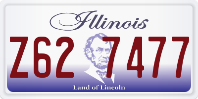 IL license plate Z627477