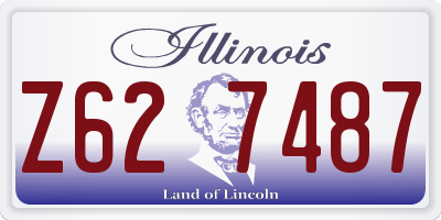 IL license plate Z627487