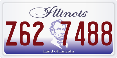 IL license plate Z627488